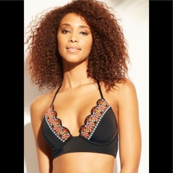 Shade & Shore Other - Shade Shore Swimsuit Bikini Top  Black 34DD or 36C